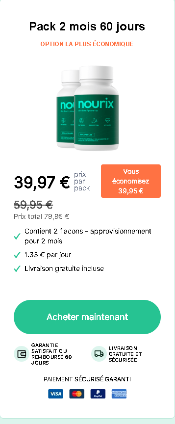 Nourix – Le chemin naturel vers un métabolisme plus rapide et une gestion du poids durable