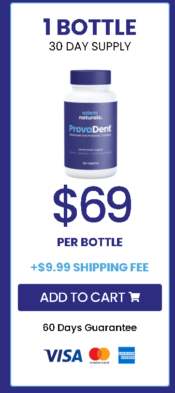 ProvaDent is crafted to complement your routine with oral probiotics that target bad breath