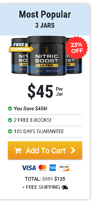"Nitric Boost™ is your natural solution to enhanced performance, energy, and confidence.