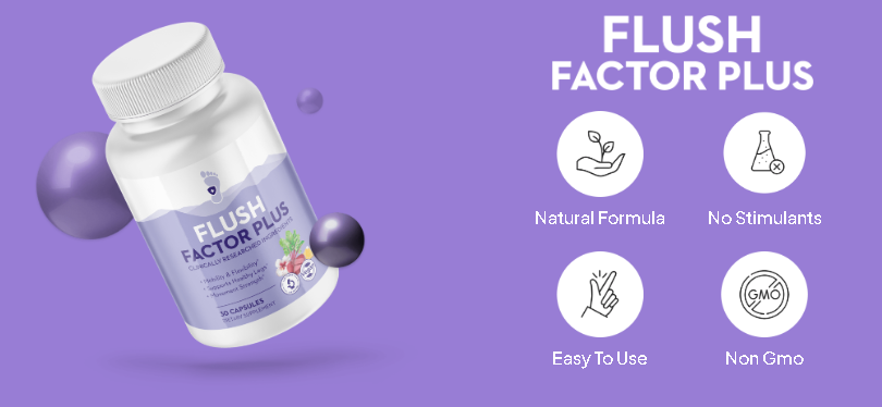Flush Factor Plus contains unique ingredients designed to support fluid regulation in your legs, ankles, and feet. It helps your body manage the production of AVP, the hormone that controls fluid circulation.