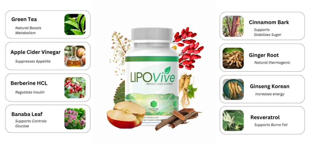 LipoVive is one of the few products in the world that combines a unique blend of exotic nutrients and herbs, carefully selected