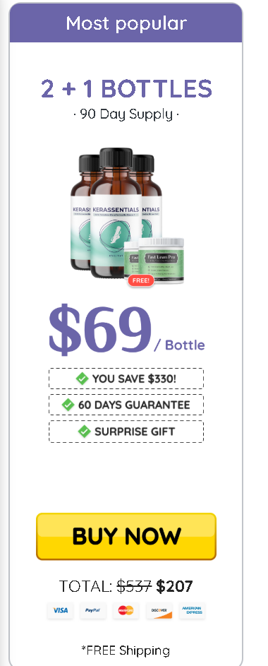 Kerassentials – Natural Oil for Nail Care & Health