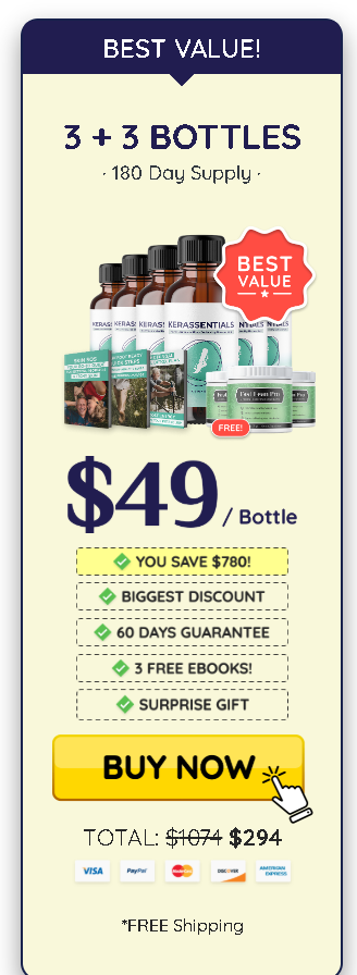 Kerassentials – Natural Oil for Nail Care & Health