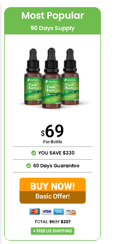 Flash Burn drops target the hidden fat trap that diets miss.