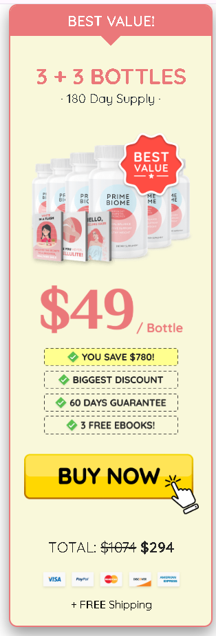 PrimeBiome – Trusted Formula for Gut & Beauty Health